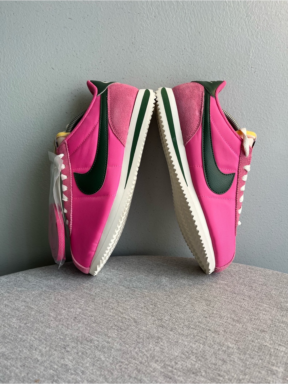 Nike Cortez Pinksicle Fir Pink White Sneakers Women’s Size 7.5 IH2361-600 - Picture 7 of 12